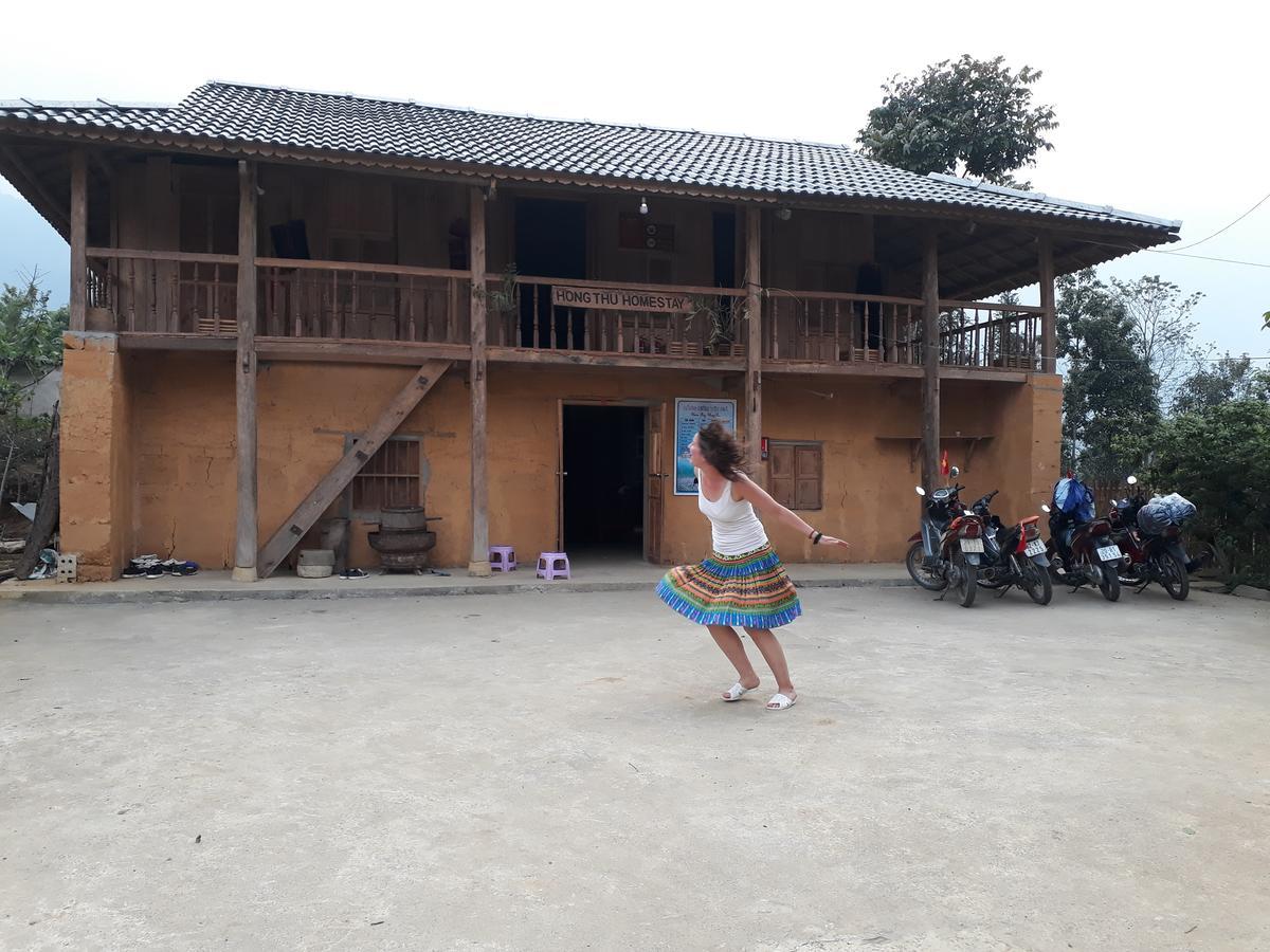 Hong Thu Homestay & Bungalow Quang Ba Exterior foto