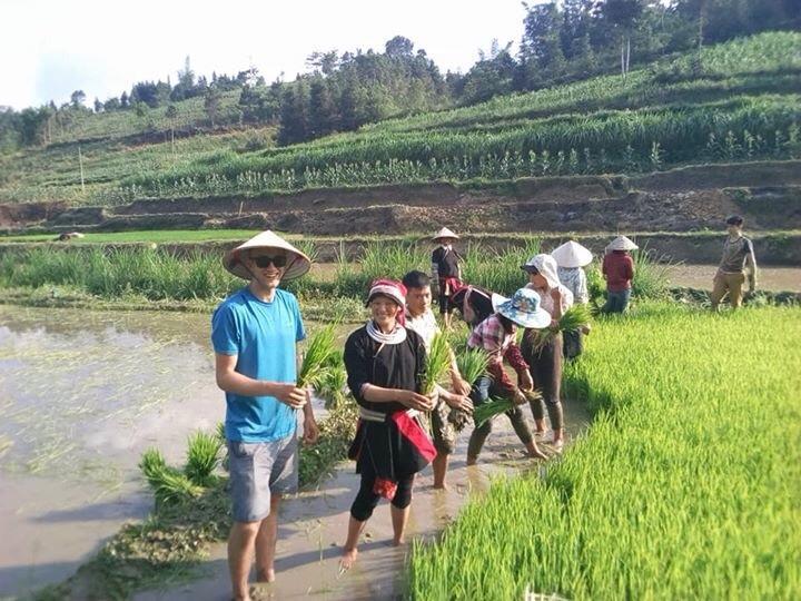 Hong Thu Homestay & Bungalow Quang Ba Exterior foto